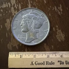 Novelty 1916-D Oversized Vintage Mercury Dime 3 Inch Diameter