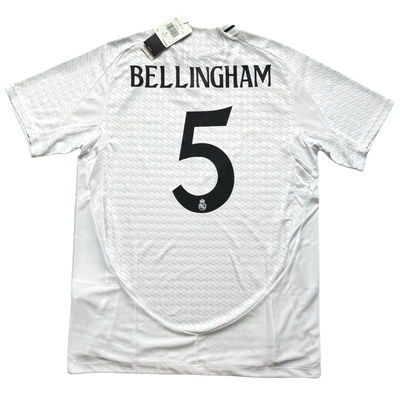 2024/25 Real Madrid Authentic Home Jersey #5 Bellingham Large