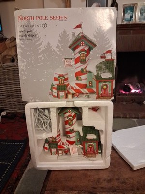 DEPT 56 NORTH POLE CANDY STRIPER North Pole Village 6000613 BRANDNEU