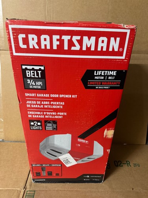 #ad CRAFTSMAN 3 4 HP Smart Belt Drive Garage Door Opener Wi fi Compatibility $199.00