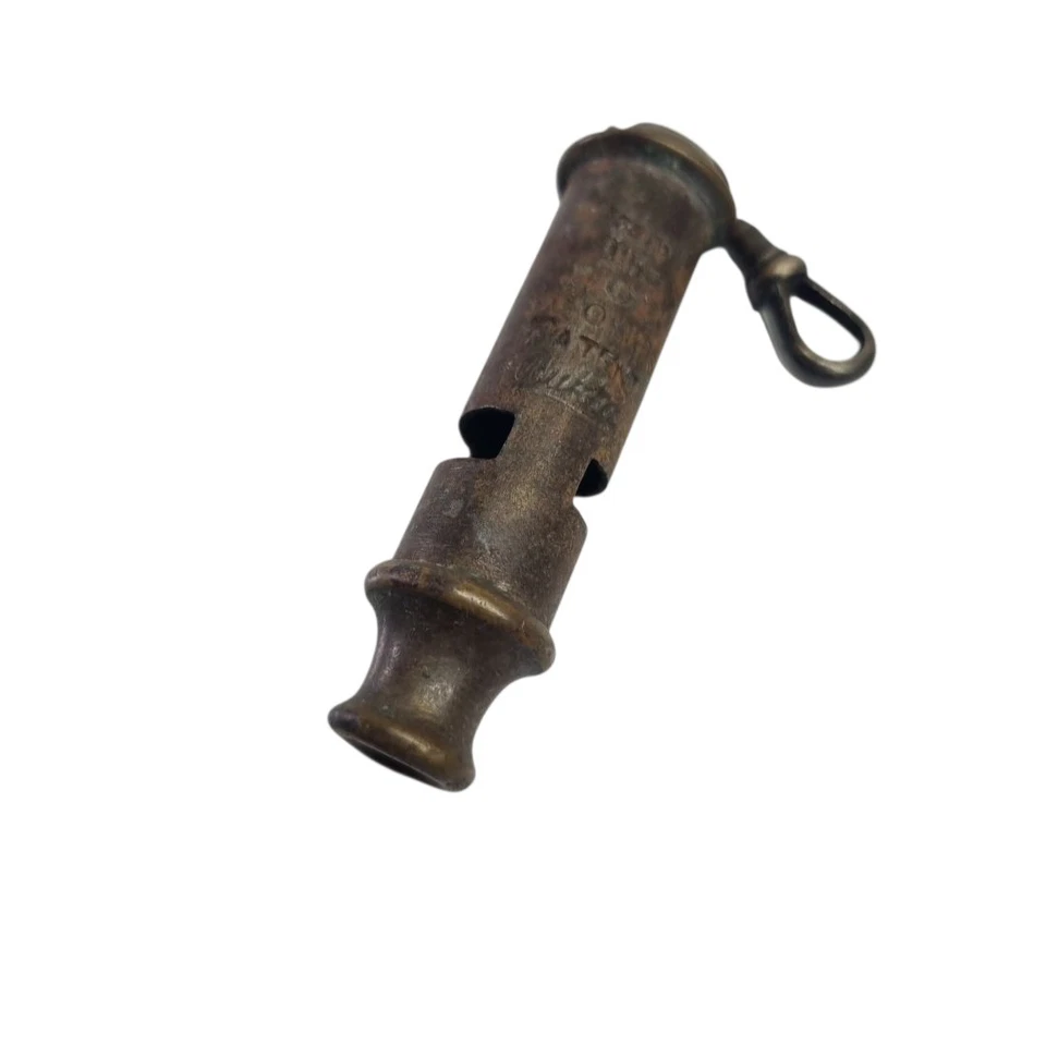 Bukta Original Boy Scouts Whistle Antique Brass Very Rare - Image 3 of 4