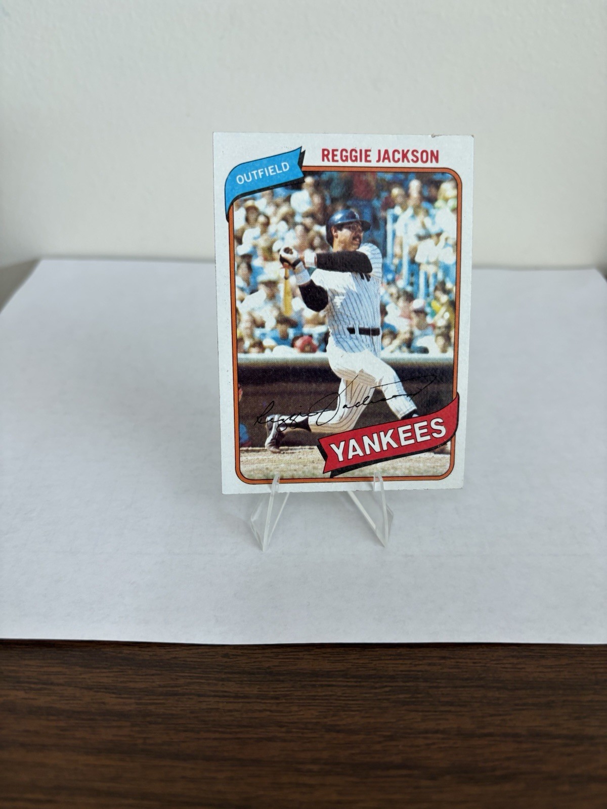 Topps 1980 Topps #600 Reggie Jackson New York Yankees HOF MLB Card EX