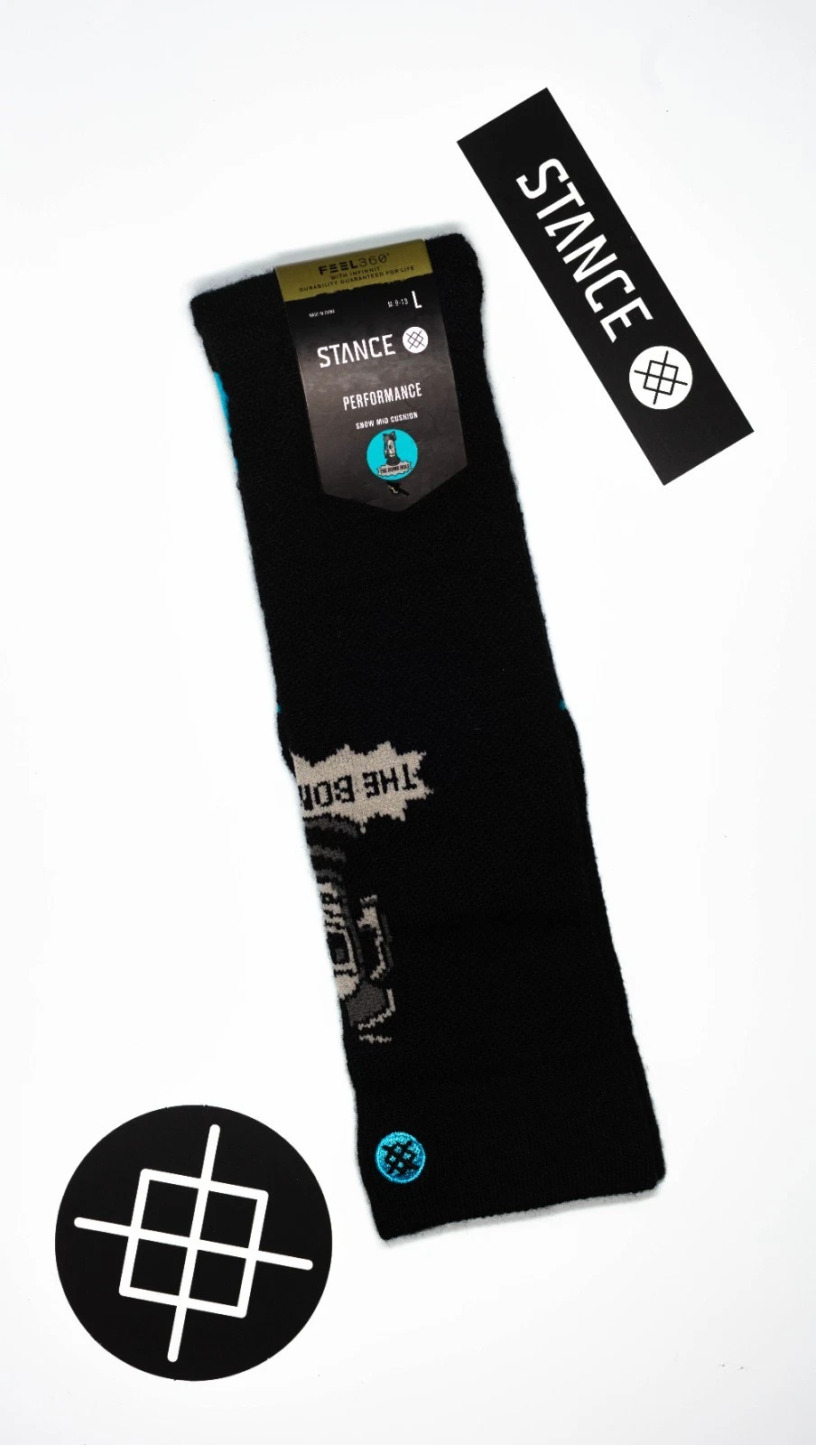 Stance x Chris Grenier Snow Socks 'Bomb Hole' | Size Large | OTC | NWT | 2021