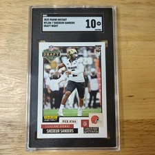 2025 PANINI INSTANT NFL DRAFT NIGHT #NFLDN7 SHEDEUR SANDERS SGA 10 *Read