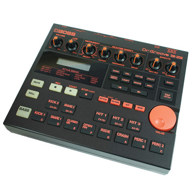 BOSS DR-202 Dr. Groove Rhythm Drum Machine Sound Module Tested From Japan