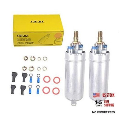 DEAL Set of 2 New EFI Electric External In-Line Fuel Pump Compatible With