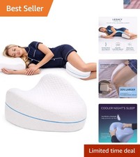 Legacy Leg Knee Foam Support Pillow for Side Sleepers Soothing Relief for B...