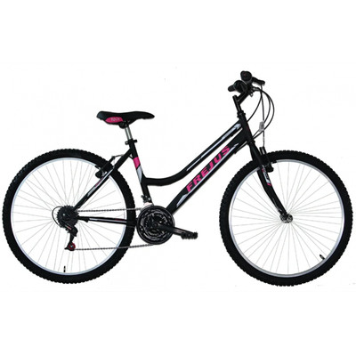 Bici 24 MTB 18 velocità nero e fucsia ragazza donna Frejus