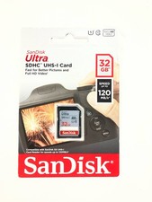 SanDisk Ultra SDHC UHS-I 32GB Capacity 120 MB/s for Full HD Camera, Class 10
