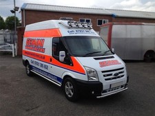 Roof Bar B1 + LED Jumbo Spots To Fit Renault Master 2024+ Front Medium High Van