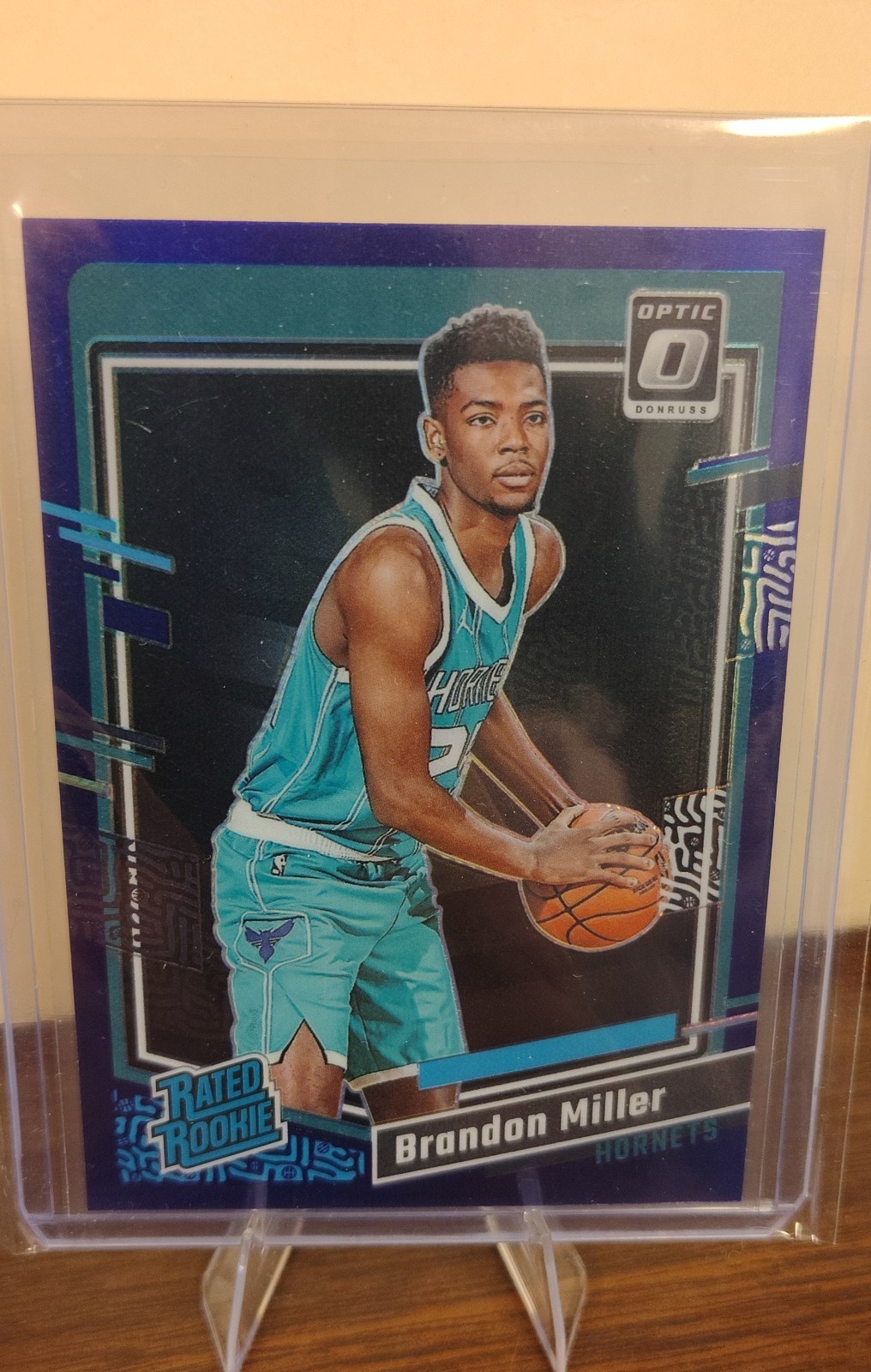 2023-24 Panini Donruss Optic - Rated Rookie Brandon Miller #219 Purple Prizm...