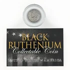 2 x 1940s Black Ruthenium Clad Mercury Silver Dime (90% silver)