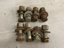 1983-1986 Nissan Datsun 720 Truck OEM Rear Bumper Bracket Hardware Bolts Nuts