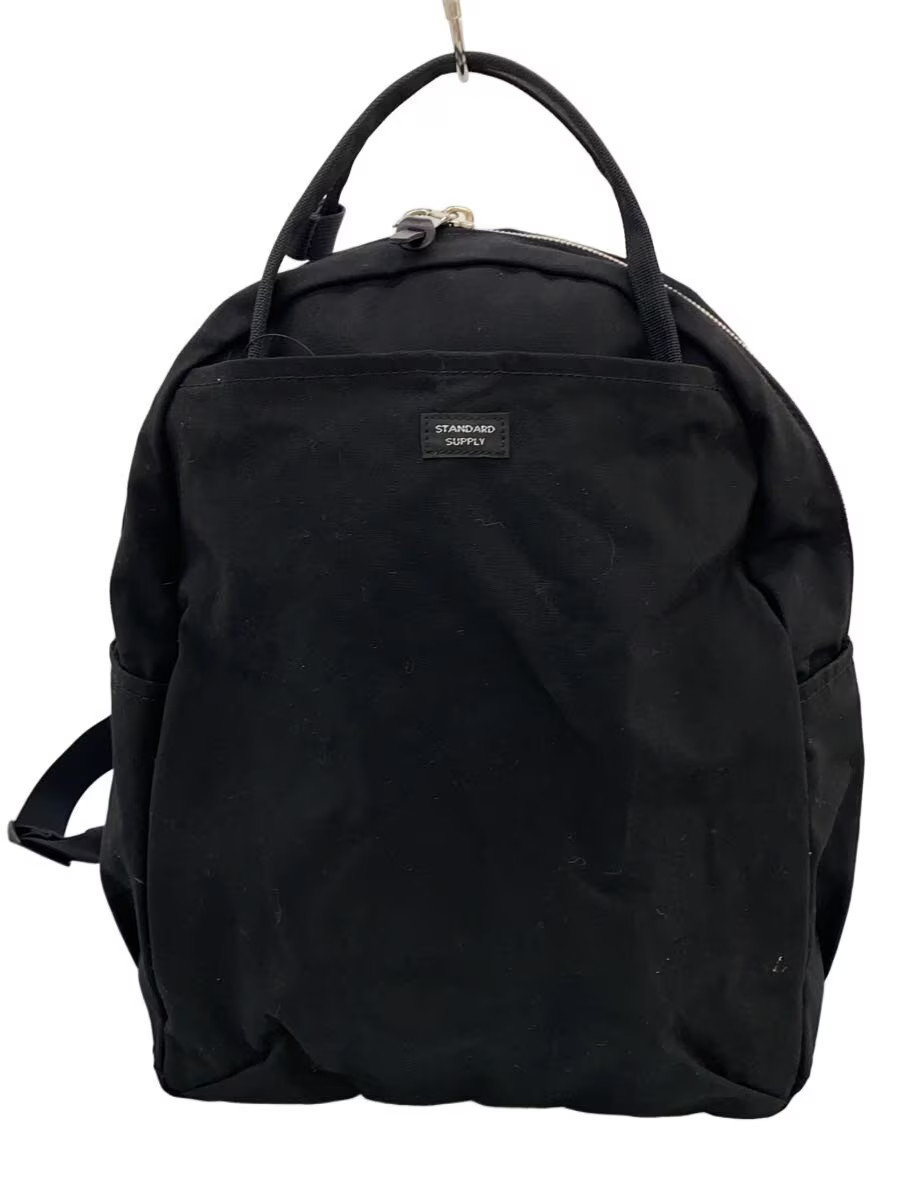 STANDARD SUPPLY Backpack -- Black Solid Color 410… - image 1