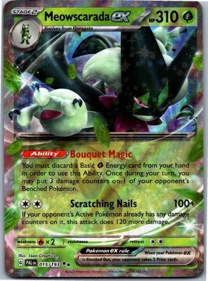 Meowscarada ex - Double Rare SV02: Paldea Evolved 015/193 MP