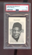 1969 Milton Bradley Willie Mays PSA 5 Graded Baseball Card San Francisco Giants
