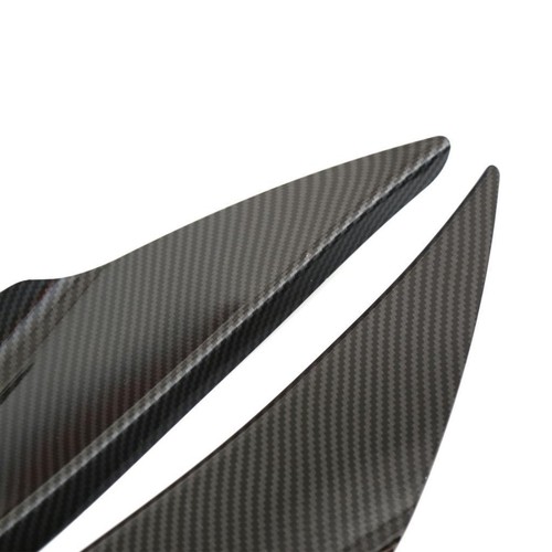 4 Stück Kohlefaser Auto Frontstoßstange Karosserie Canards Splitter - Bild 4 von 7