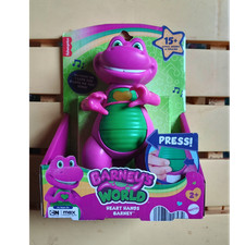 Mattel Barney's World Heart Hands Electronic Interactive Toy Ages 2