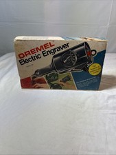 Vintage Dremel 5 Speed Electric Engraver Model 290 With Original Box Untested