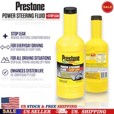 Prestone AS262 Power Steering Fluid with Stop Leak - 12 oz. Pack of 1 12 oz. USA