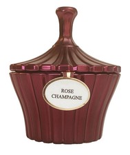 NEW BOX Thomas Cole Rose Champagne Scented Pine Wick Glass Jar Soy Wax 7oz