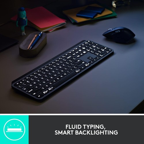 Logitech MX Keys Combo for Business Gen 2, Full Size Wireless Keyboard and Wir - Picture 3 of 10