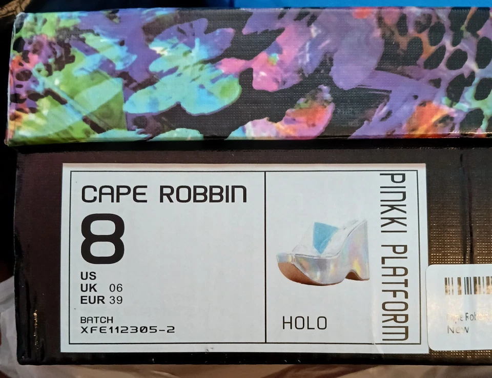 Женские клинья на платформе Cape Robbin Holo Pinkki размер 8 - Изображение 2 из 4