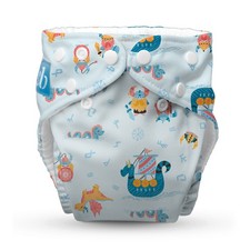 Charlie Banana 1 Pack Reusable Adjustable Cloth Diaper, One Size - The Vikings