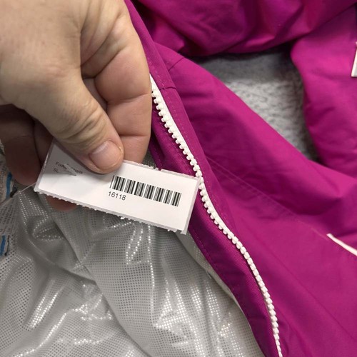 Columbia Omni Heat Jacket Girls Basic Size Medium Water proof Omni-Tech Breathab - Picture 11 of 11