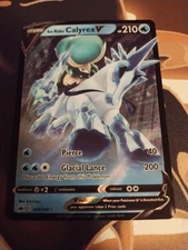 Ice Rider Calyrex V 045/198 Swsh06: Sword & Shield - Chilling Reign Holo-NM