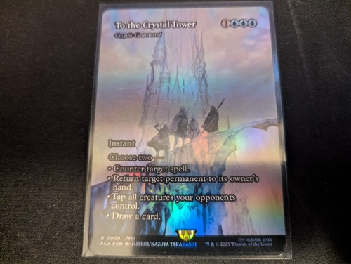 MTG Magic the Gathering FOIL Cryptic Command / To the Crystal Tower FCA!