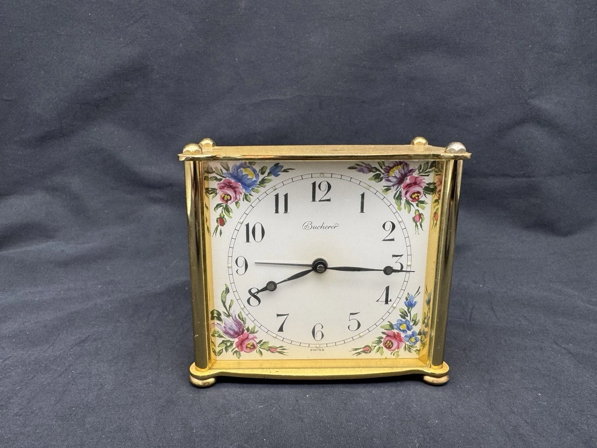 Bucherer Clock In Collectible Alarm Clocks (1930-1969) for sale | eBay