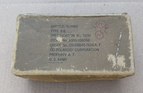 WWII US Army Air Forces B-8 Goggles Box