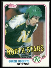 1981-82 Topps Gordie Roberts Minnesota North Stars #W111