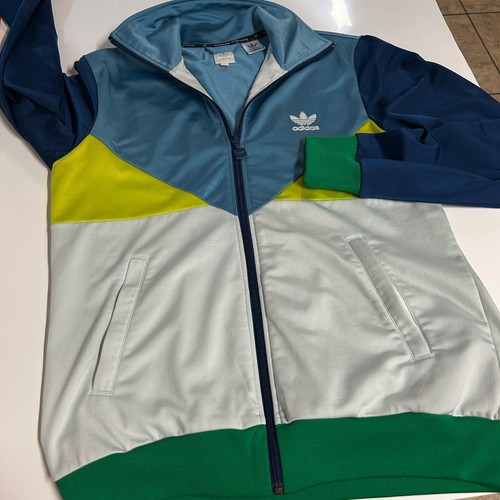 RARE Adidas Trefoil Track Jacket SAMPLE Multicolor 2009 Size 50 XL L - Picture 3 of 24