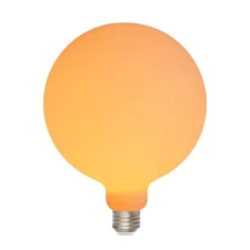ONEWISH G150 Globe LED Bulb Matte White, E26 Glass LED Filament Light Bulb, W...