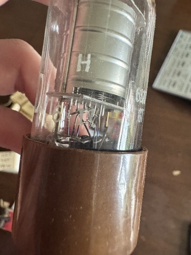 6SA7GT, NOS Brown Base Silver Cage Tube - Picture 12 of 12