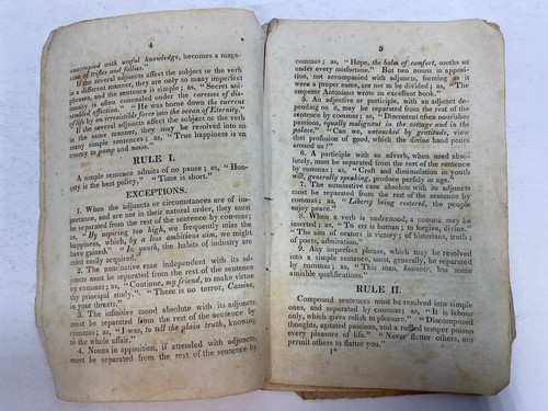 Concise System Of Gramatical Punctuation & Rules Of Syntax 1825 - Picture 4 of 12