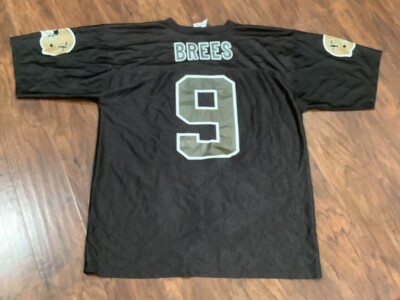 DREW BREES NEW ORLEANS SAINTS FOOTBALL JERSEY MENS SZ L NFL TEAM APPAREL USED