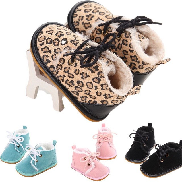 Non-slip Lace-Up Shallow Boots Suede Rubber Sole Baby Crib Shoes PU Leather Non-slip Lace-Up Shallow Boots Suede Rubber Sole Baby Crib Shoes PU Leather