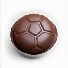 XS23 - Tupperware - Silikon Backform - Fußball - Braun - 26cm - Kuchenform