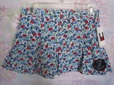 Tommy Hilfiger skort scooter girls 14 regular blue floral missing belt 36.50