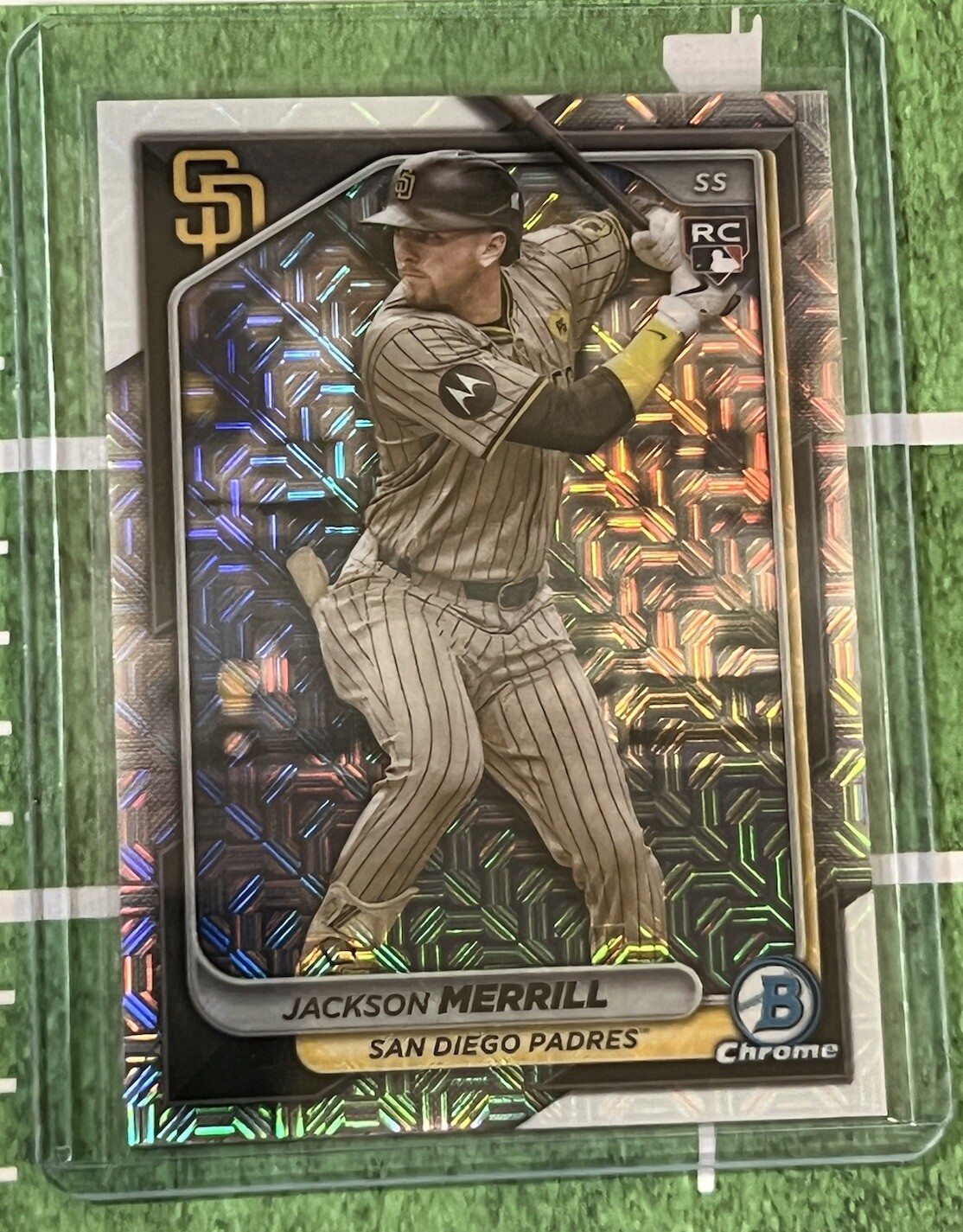 2024 Topps Bowman Chrome - #27 Jackson Merrill Mojo Refractor (RC)