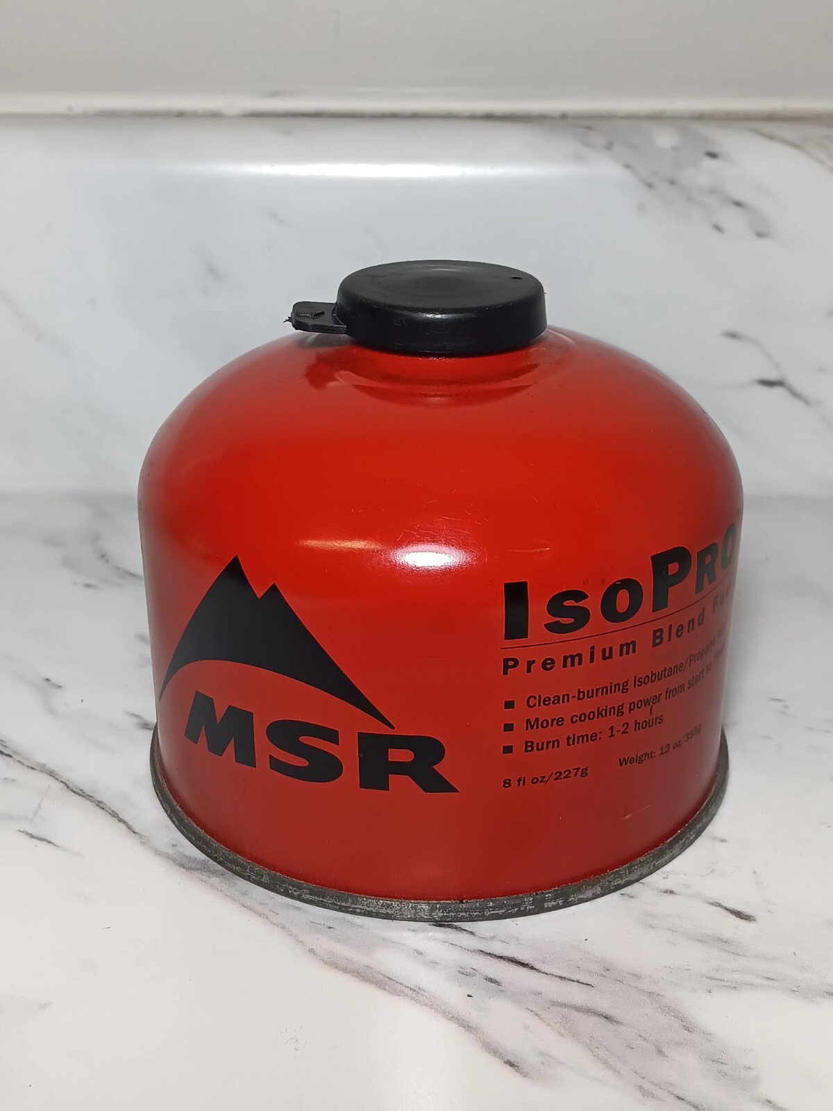 MSR Isopro Premium Blend Fuel - 8 Oz. Size Unused Camp Fuel Backpacking Camping