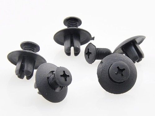25/Pack Fix Toyota Wheel Panel Black Car Clips Manufacturer # 90467-07044 6mm - Picture 2 of 3