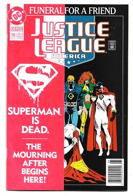 Justice League Amerika #70 Beerdigung für einen Freund Sehr guter Erhaltungszustand (1993) DC Comics