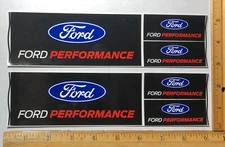 Lot Of 2 Ford Performance Decal Toolbox Sticker Set Oval Logo Shelby Mustang