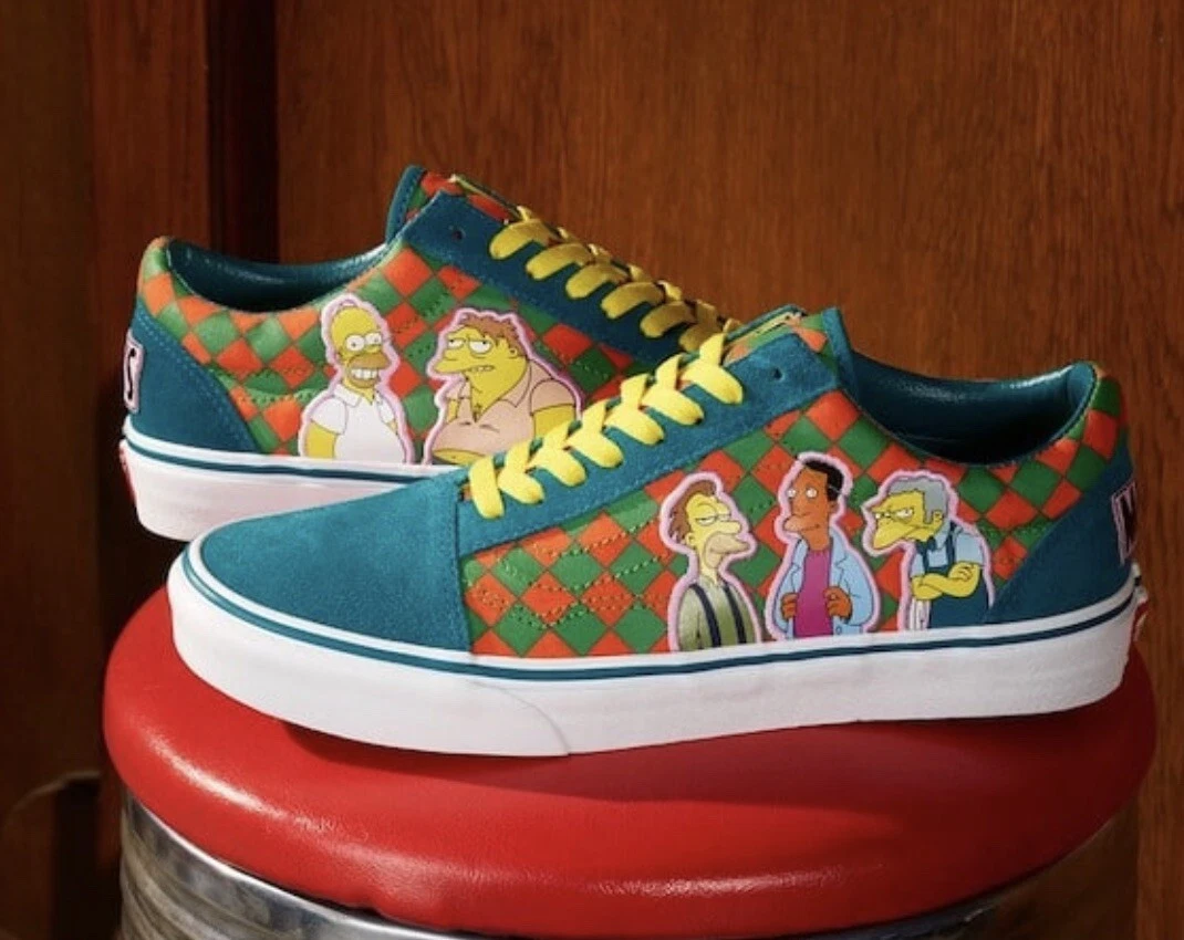 The simpsons x vans moe's old skool shoes Clearance