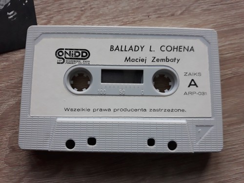 MACIEJ ZEMBATY - Ballady Cohena / Alleluja - Cohen's Ballads - Polish MC - Picture 5 of 8