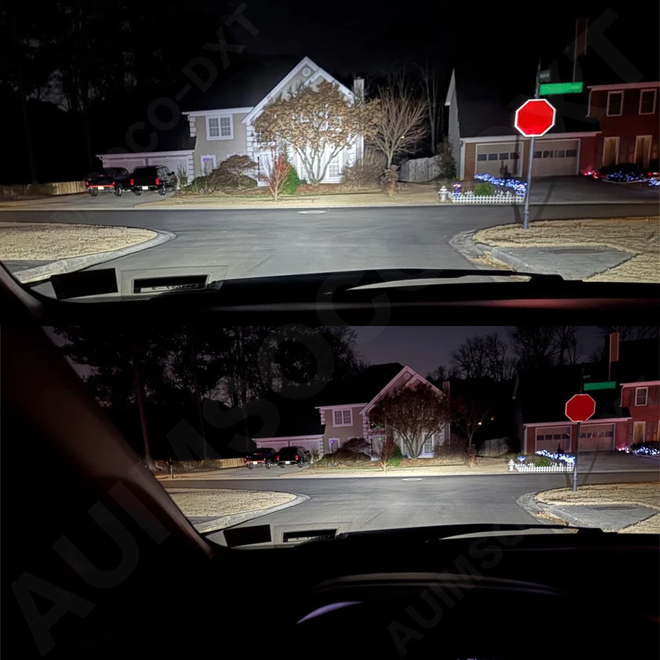 D1S D1R 10000K LED Headlight High Low Beam Bulbs 3300000LM White Super Bright - Image 3 of 4